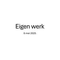 Eigenwerk